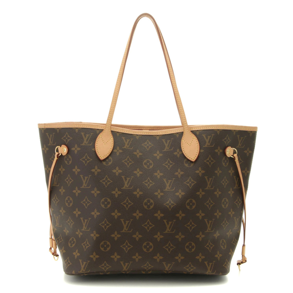 LOUIS VUITTON Neverfull Monogram Pivoine Tote Bag Canvas Brown